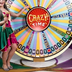 Crazy Time Spielkachel im Portfolio von kingmakeronline.casino